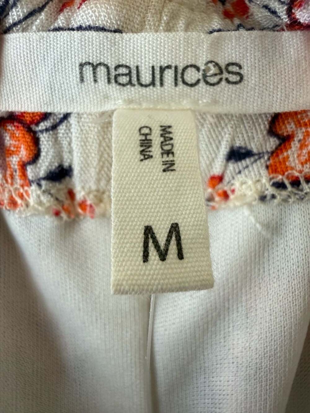 Maurices Floral Sleeveless Swing Dress Size Medium Boho Rayon Lined Midi Dress - Picture 3 of 4